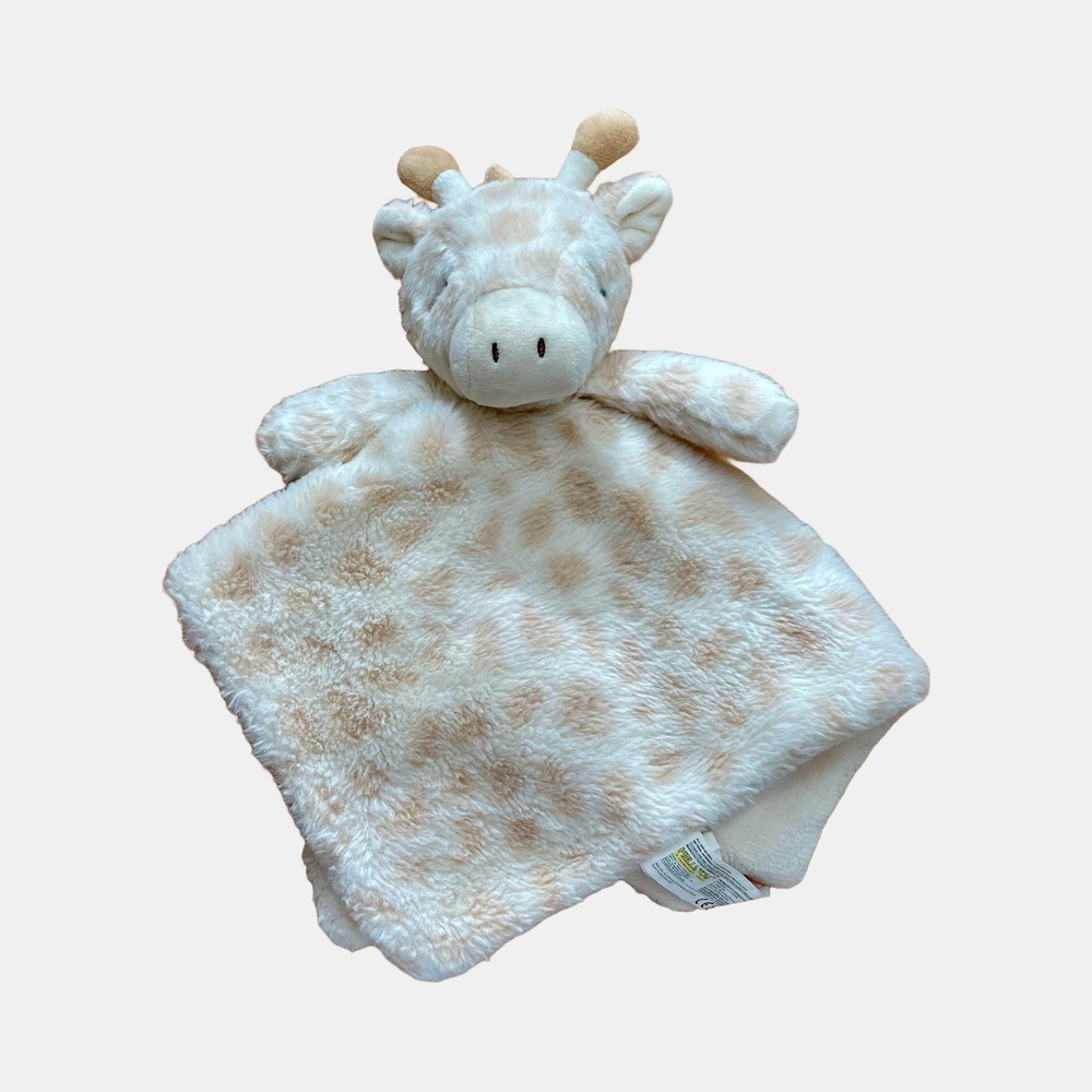 Kellytoy Giraffe Lovey Rattle Fleece Blankie Stuffed Baby Toy Blanket
